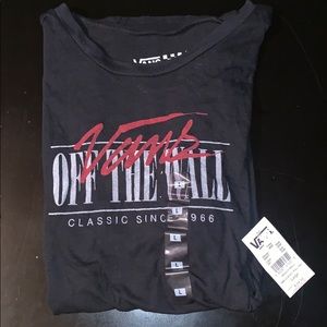 NEW Vans Womens Classic Logo Black Tee